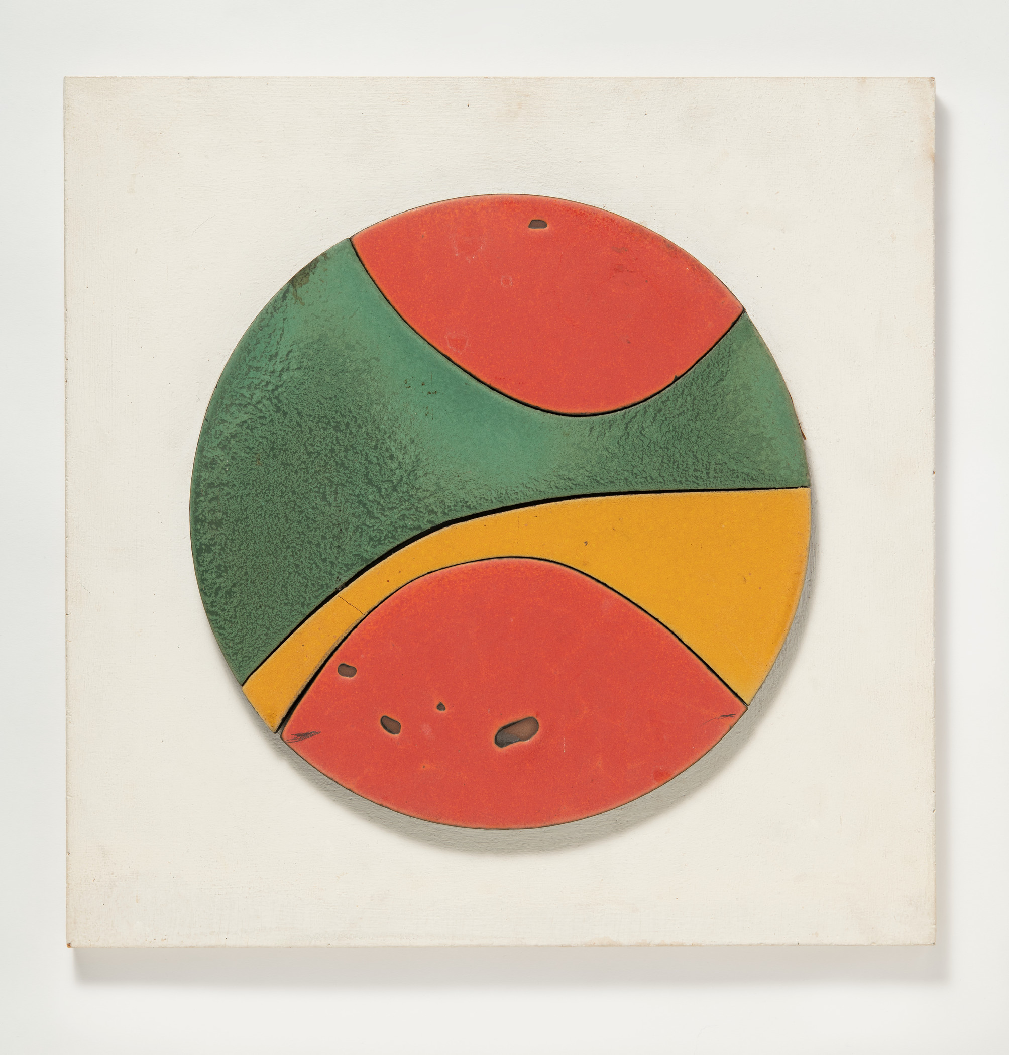 A Doyle Lane Clay Painting from 1994; Courtesy of Museum Associates/Los Angeles County Museum of Art