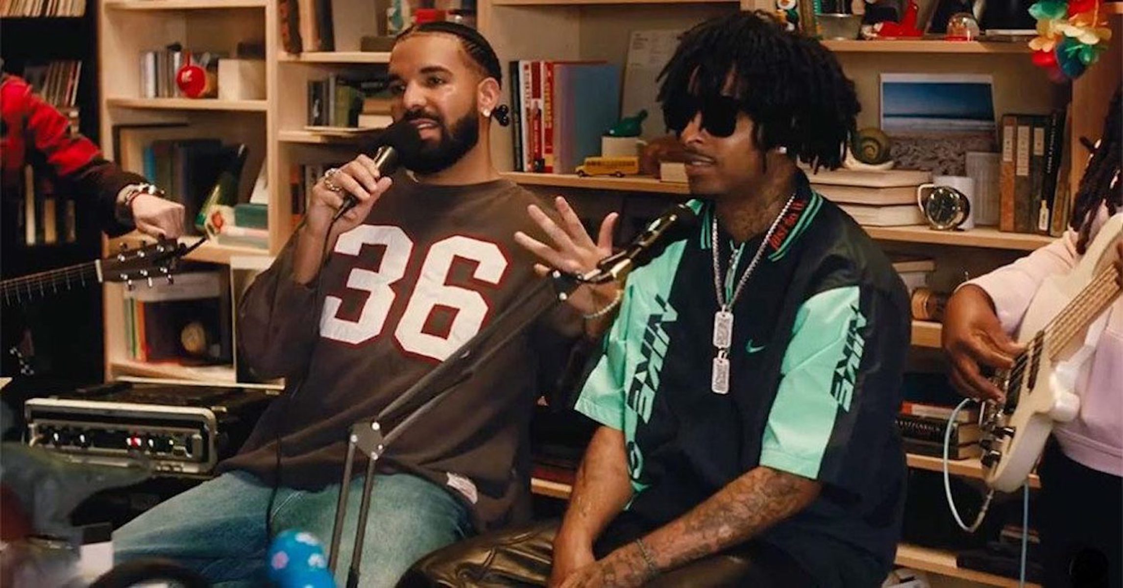 Digital Culture And Entertainment Insights Daily Drake And 21 Savage S   Drake 21 Savage Tiny Desk 1014x531  1  