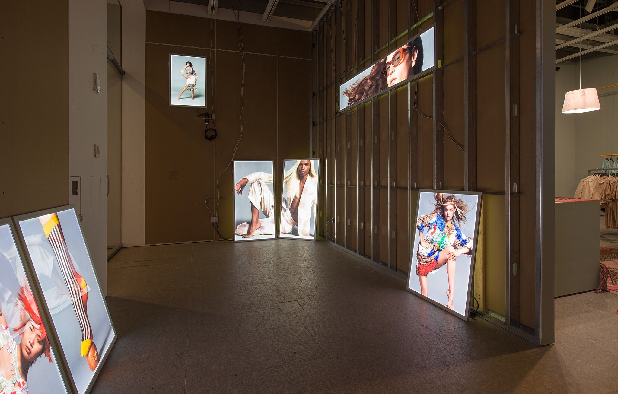 Installation view of Eckhaus Latta: Possessed (Whitney Museum of American Art, New York, August 2–October 8, 2018). Photo by Jason Mandella.