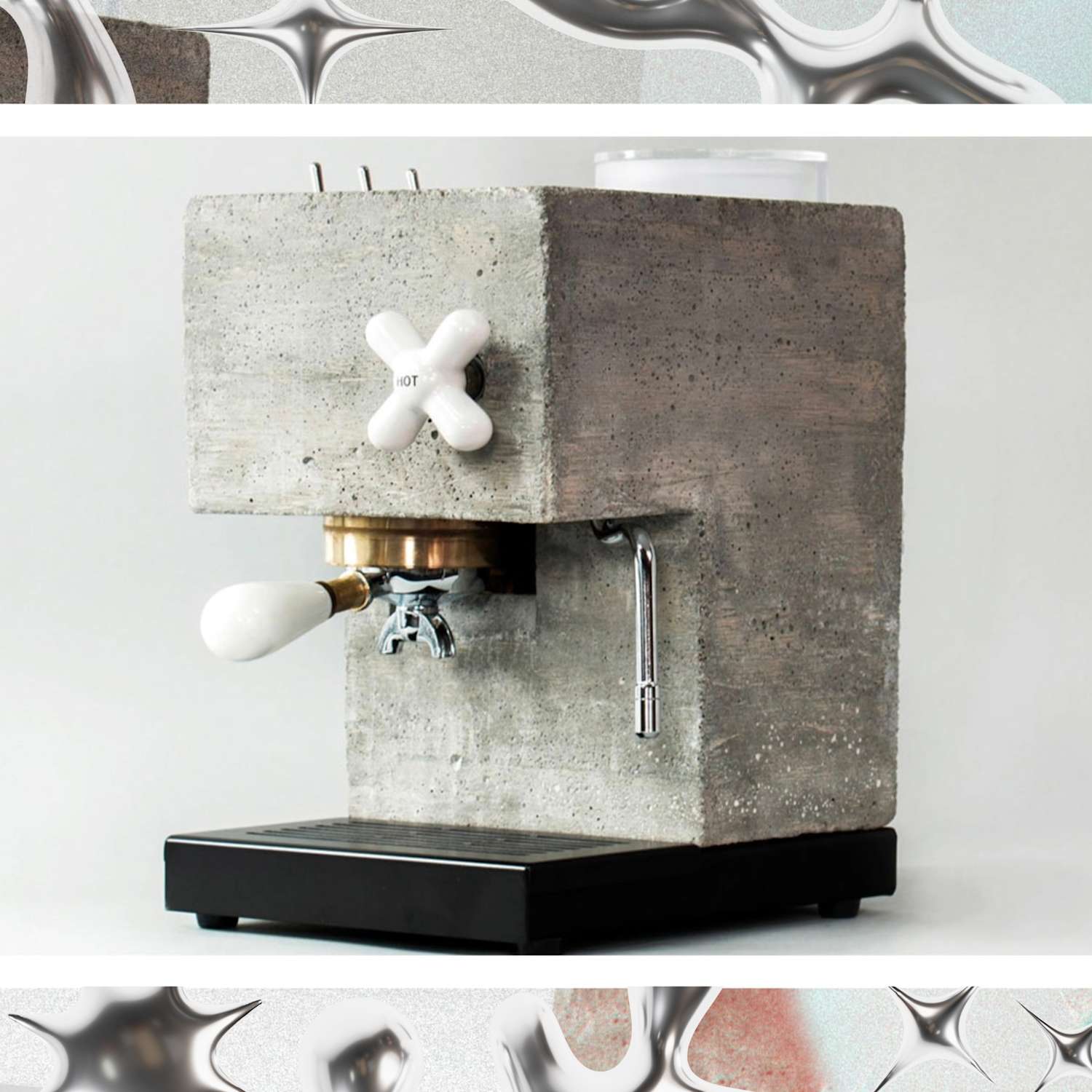 Concrete coffee machine