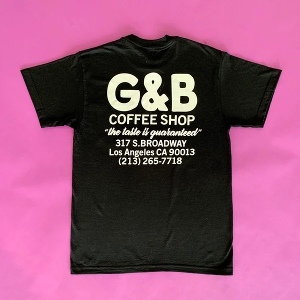 G&B Shop Tee - Black / White