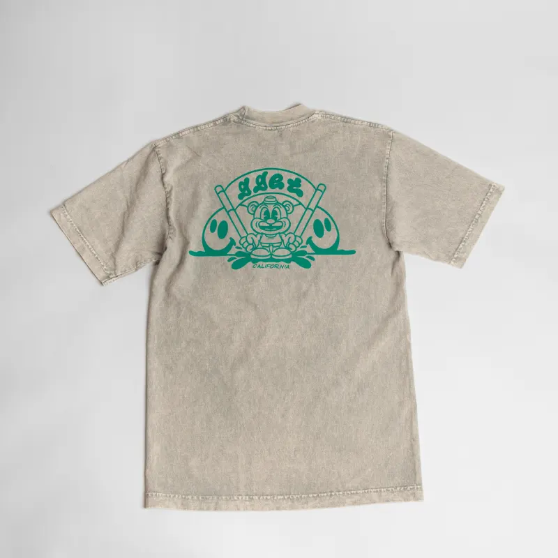 Bear Tee (Limestone) Back 