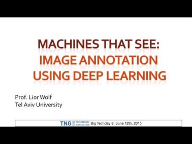 Video: Bildannotation unter Verwendung von Deep Learning und Fisher Vectors