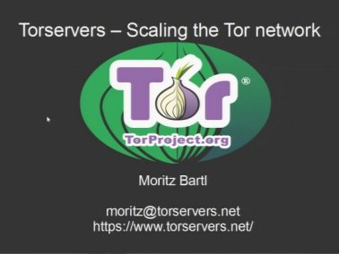 Techcast-Video 5.000 Mbit/s Tor-Exitknoten, 2.000 Tor-Brücken