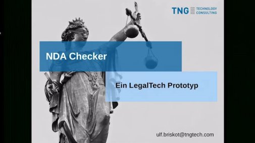 Video: AI/LegalTech: Der NDA Checker