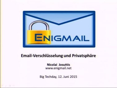 Video: Email-Verschlüsselung mit enigmail - Herausforderungen und Bemerkenswertes zum Schutz der Privatsphäre