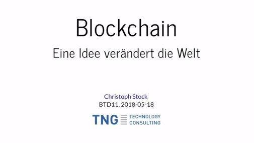 Video: Blockchain - Eine Idee verändert die Welt