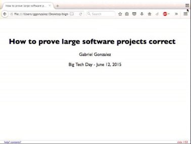 Techcast-Video How to prove large software projects correct