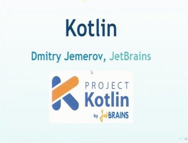 Video: The Kotlin programming language
