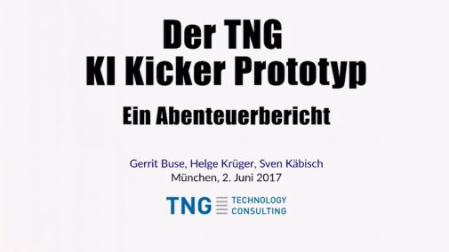 Techcast-Video Der TNG AI Kicker-Prototyp