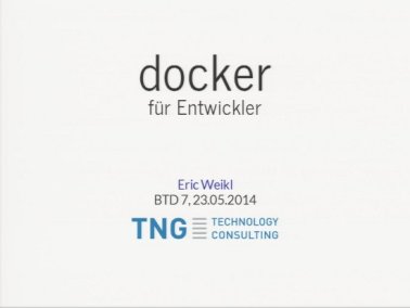 Video: Docker für Entwickler