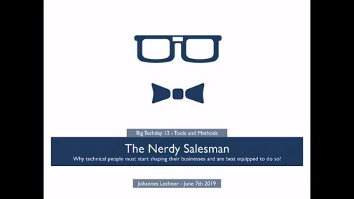 media.tng-Video The Nerdy Salesman: Why Technical People must Start Shaping their Businesses and are Best Equipped to do so