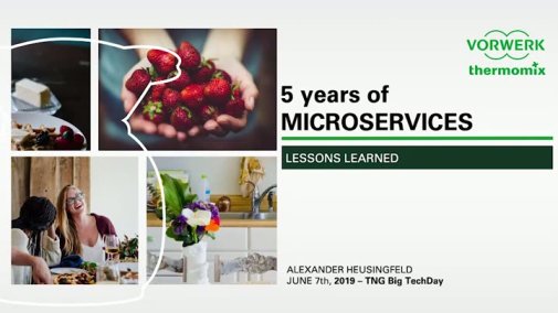 Techcast-Video 5 Jahre Microservices - Lessons Learned