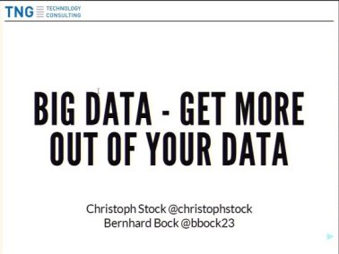 Techcast-Video Big Data - Machen Sie mehr aus Ihren Daten