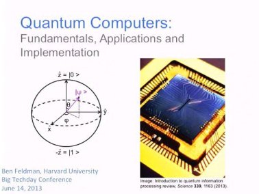 Video: Quantum Computers: Fundamentals, Applications, and Implementation