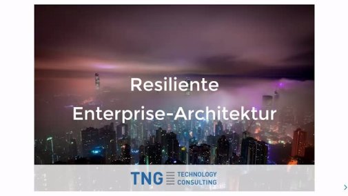 Techcast-Video Resiliente IT-Architektur