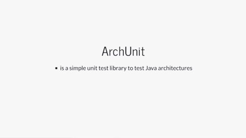 Techcast-Video Open-Source-Showcases: ArchUnit - Unittesten von Java-Architekturen und ngqp Query Parameters for Angular