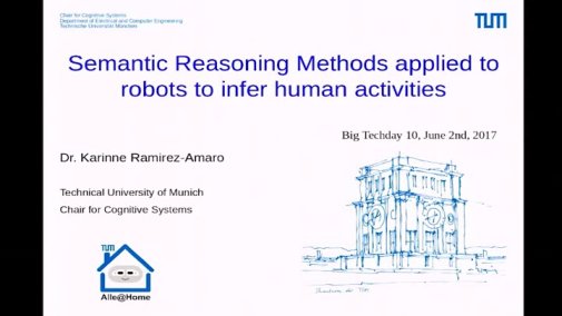 Video: Semantic Reasoning Methods Applied to Robots to Infer Human Activities