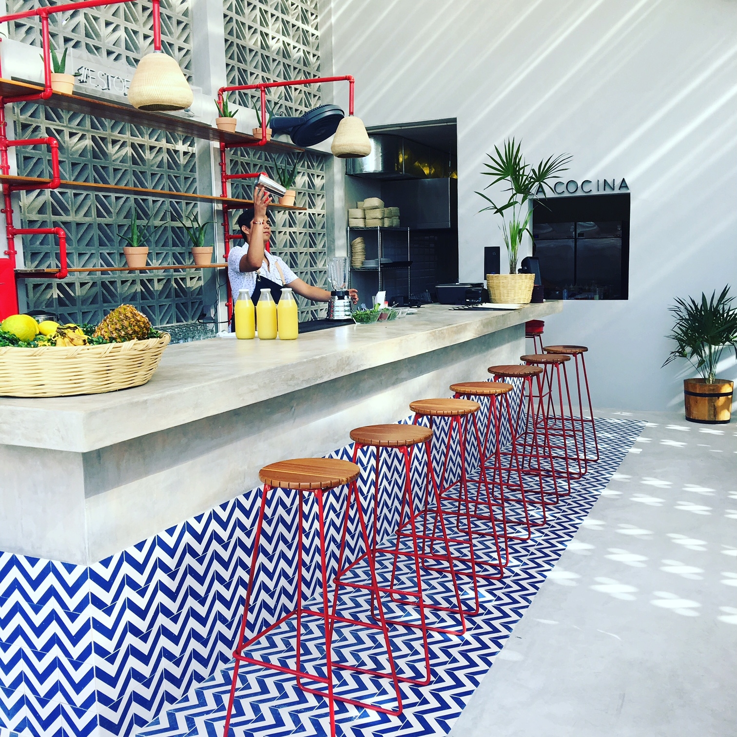 Bar moderna en Isla Holbox