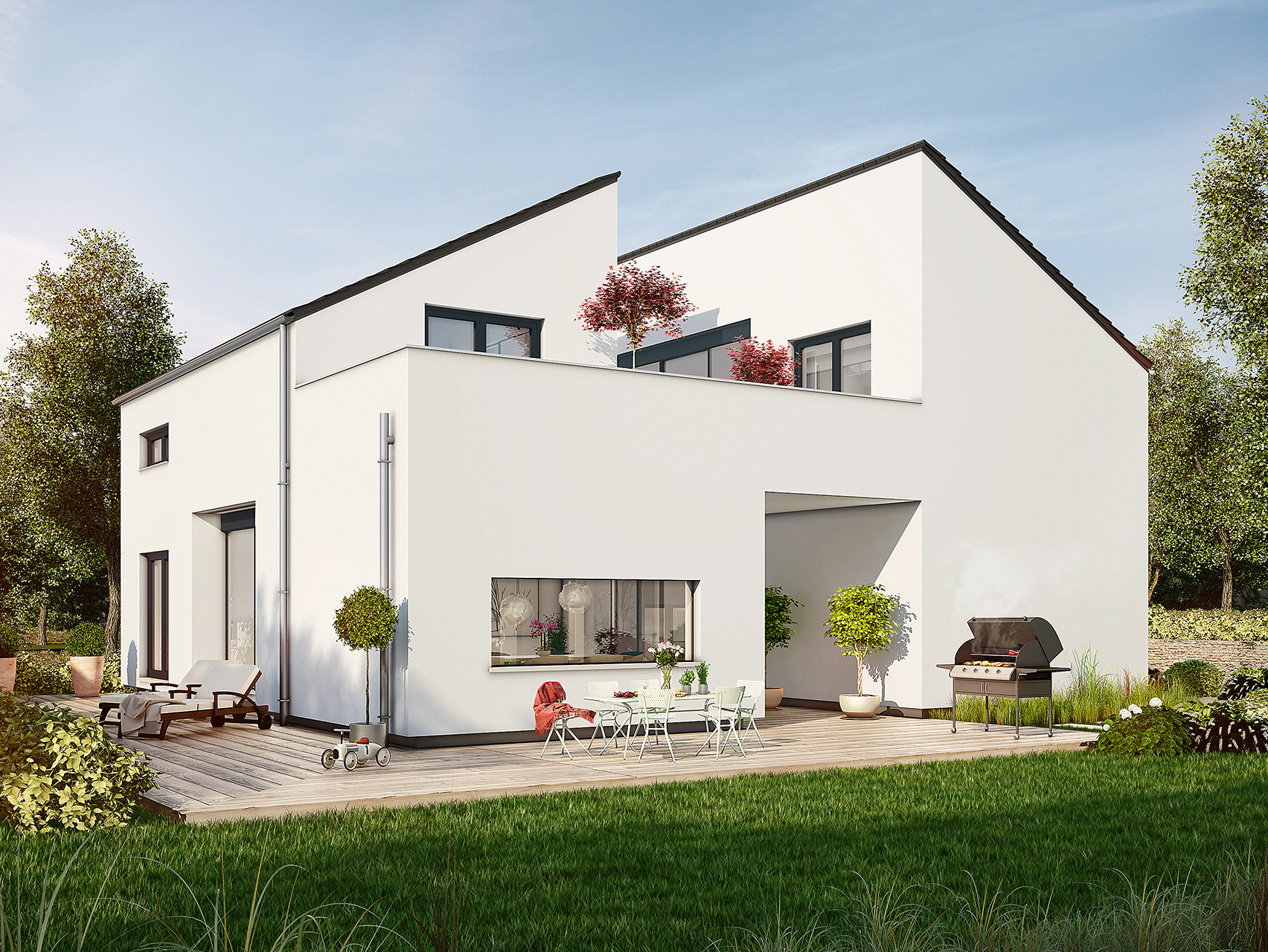 Planungsvorschlag Mit Atrium