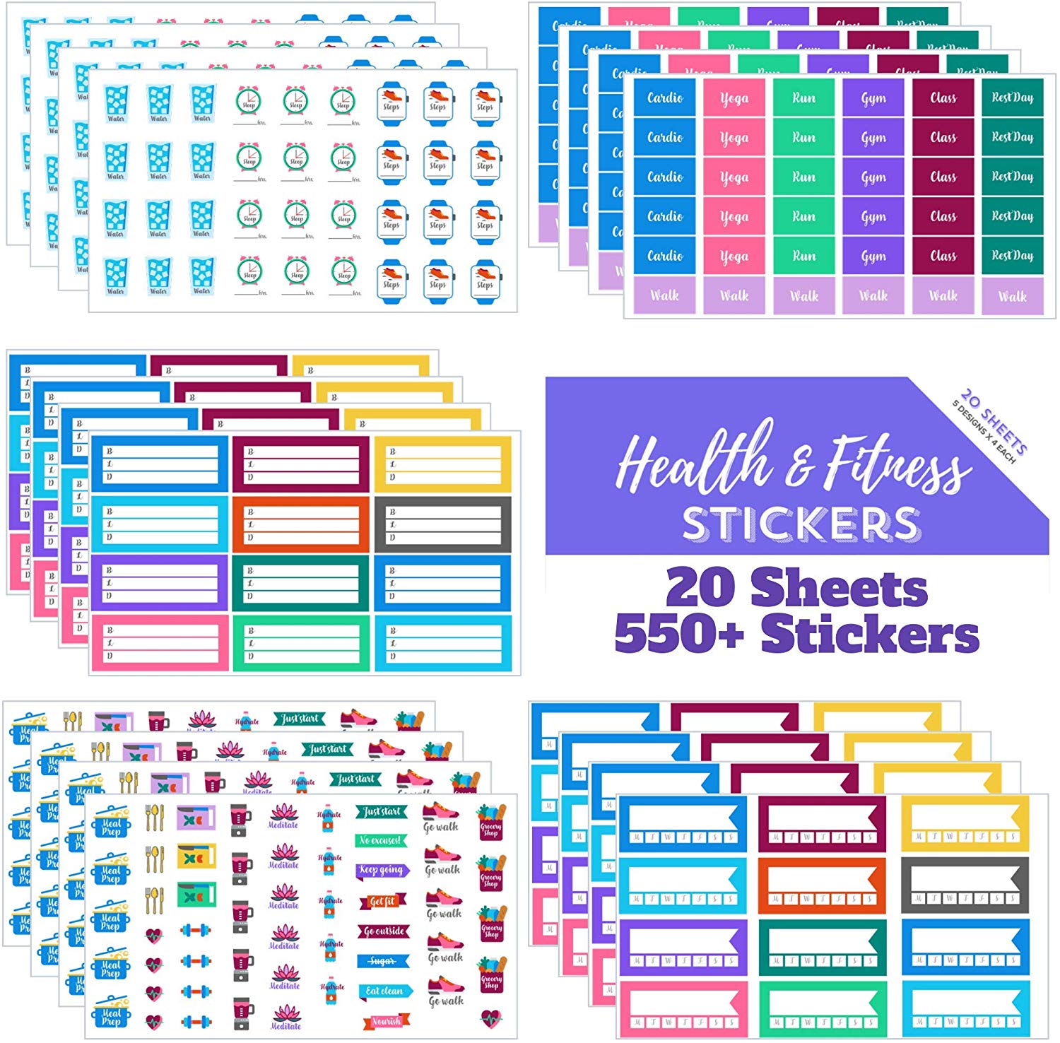 Stickers Pack For Planner - StriveZen