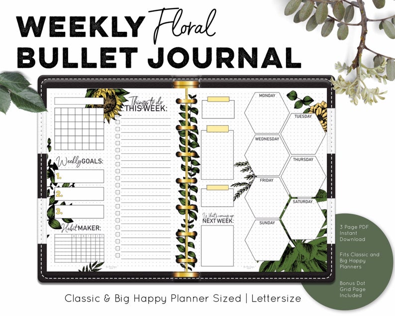 Artistic Planning at Its Best: Must-Have Bullet Journal Printable Templates  - Aesthetic Creative Journaling — DIAxNA
