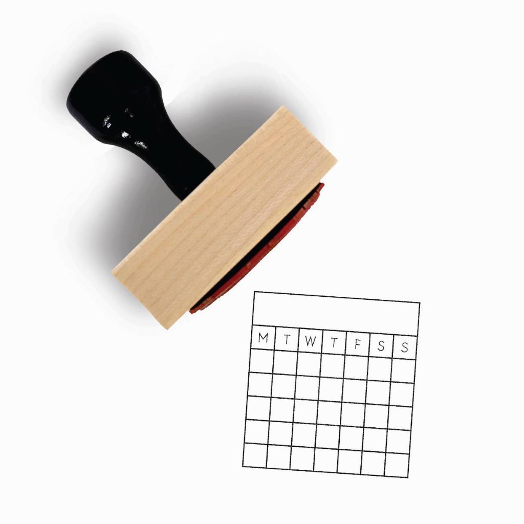 Task Started - Square Rubber Stamp for Bullet Journals - Stampmore