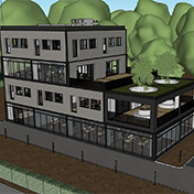 Image of a combined IFC in SketchUp