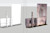 Side-by-side of a church facade model. Showing a basic model and a model with the new Texture Projection feature.