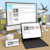 Rendu 3D sur un ordinateur, une tablette et un mobile.