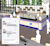 Trimble Connect 3D interface displaying a cafe model with blue markups and a collaborative feedback sidebar with user comments.