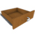 Woodworking Design App; wood drawer being modeled