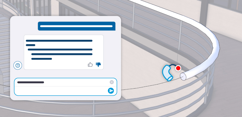 Image showing a representative SketchUp interface with the AI Assistant open with results to the query, “how do I use the follow me tool?”