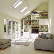 Photo of a living room interior designed by Simon Tcherniak.