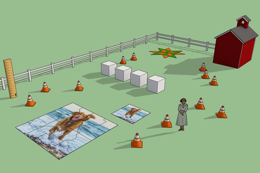SketchUp obstacle course
