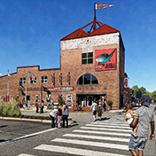 Save The Bay’s Hamilton Family Aquarium — conceptual exterior rendering.