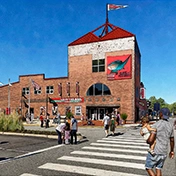 Save The Bay’s Hamilton Family Aquarium — conceptual exterior rendering.