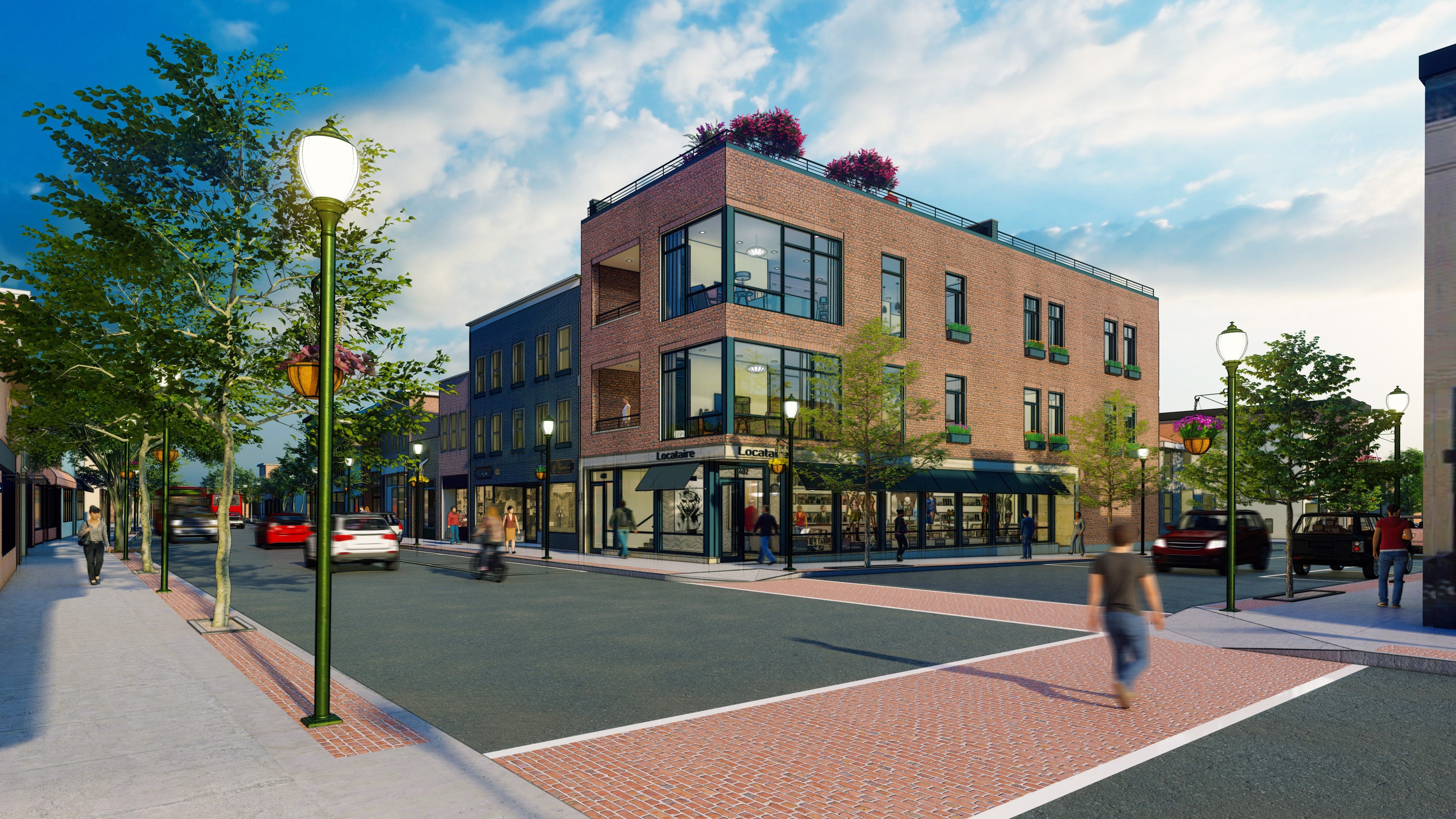 Exterior of Studio St. Germain building at 400 Beaver