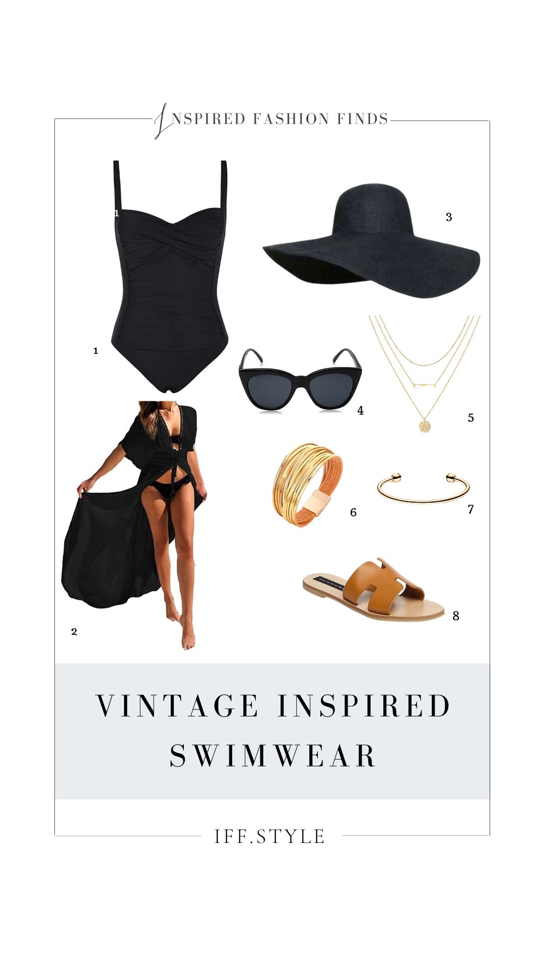 Pinterest Pin-Chic black swimwear