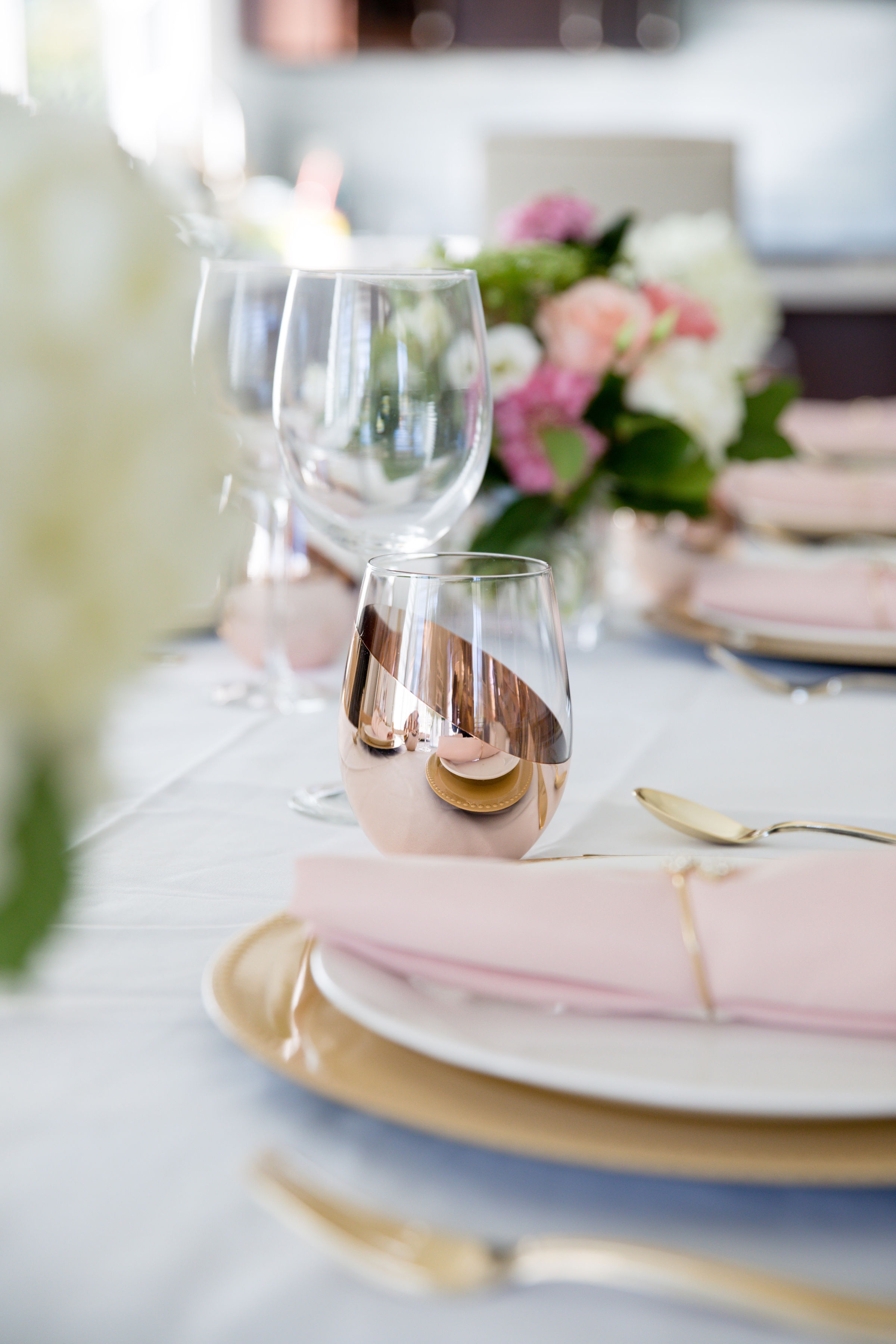 HD-Events Decor-Bridal Galentines Valentines Tabelscape Bridal Shower Baby Shower Baptism Brunch Blush Pink 7