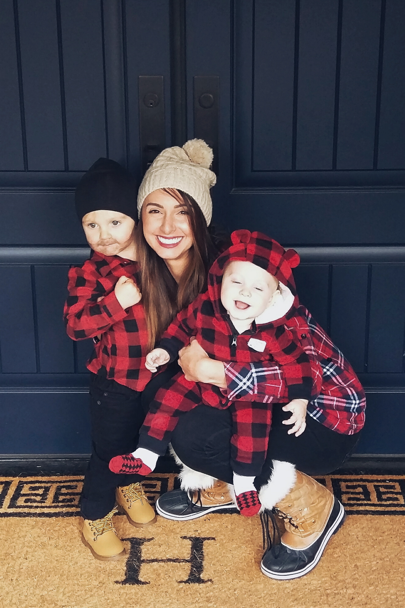 Lumberjack store newborn outfit