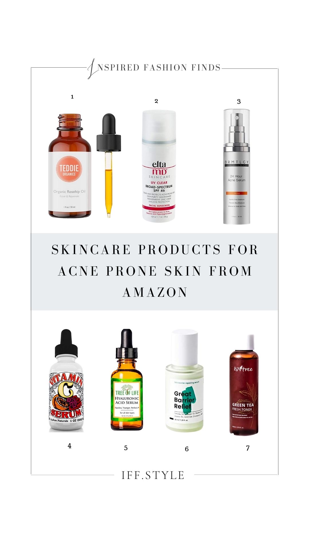 Lifestyle-Beauty-Skincare items for Acne prone skin from Amazon