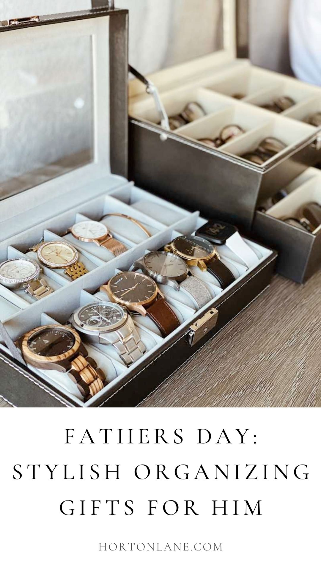 Pinterest Pin-Father's Day Gift Idea Stylish Organzing gifts for him from amazon