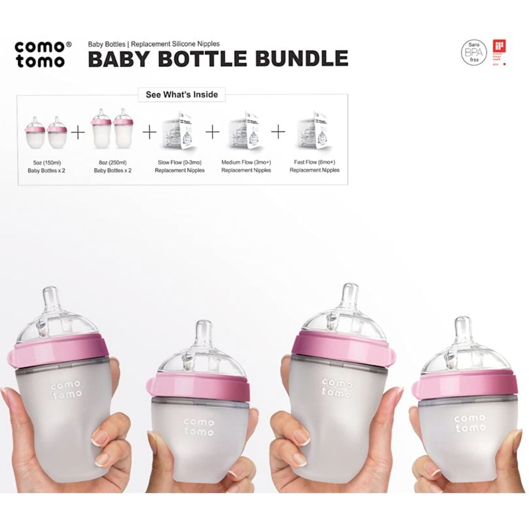 Formula Feeding Comotomo Baby Bottles