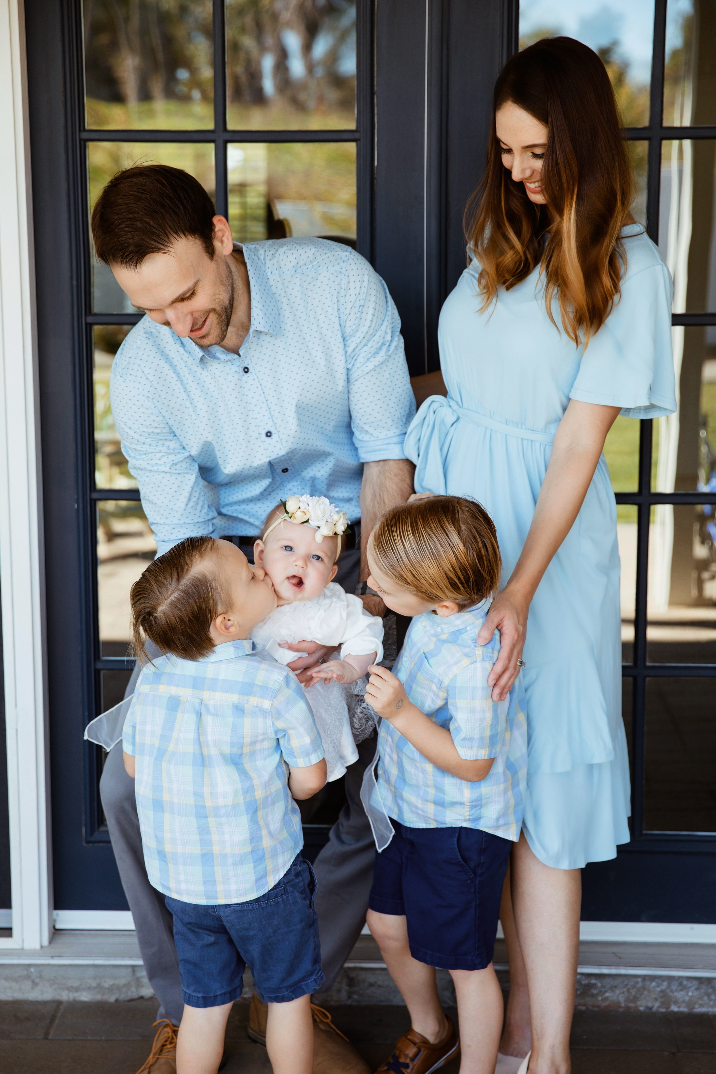 Family matching 2025 outfits for easter