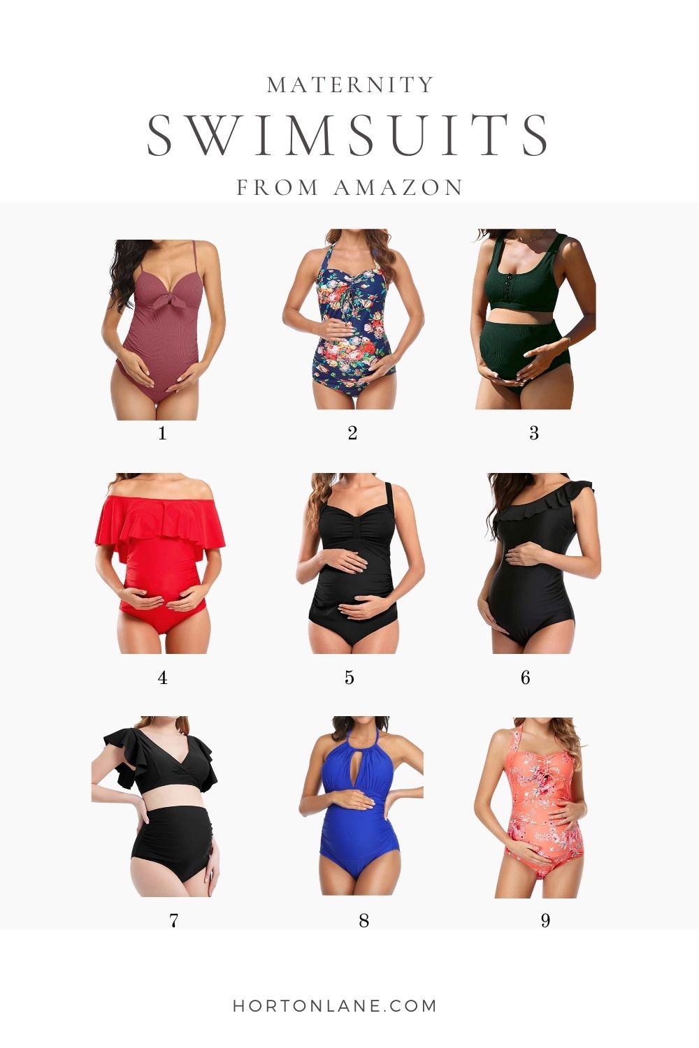 Collages Maternity Swimsuits from Amazon