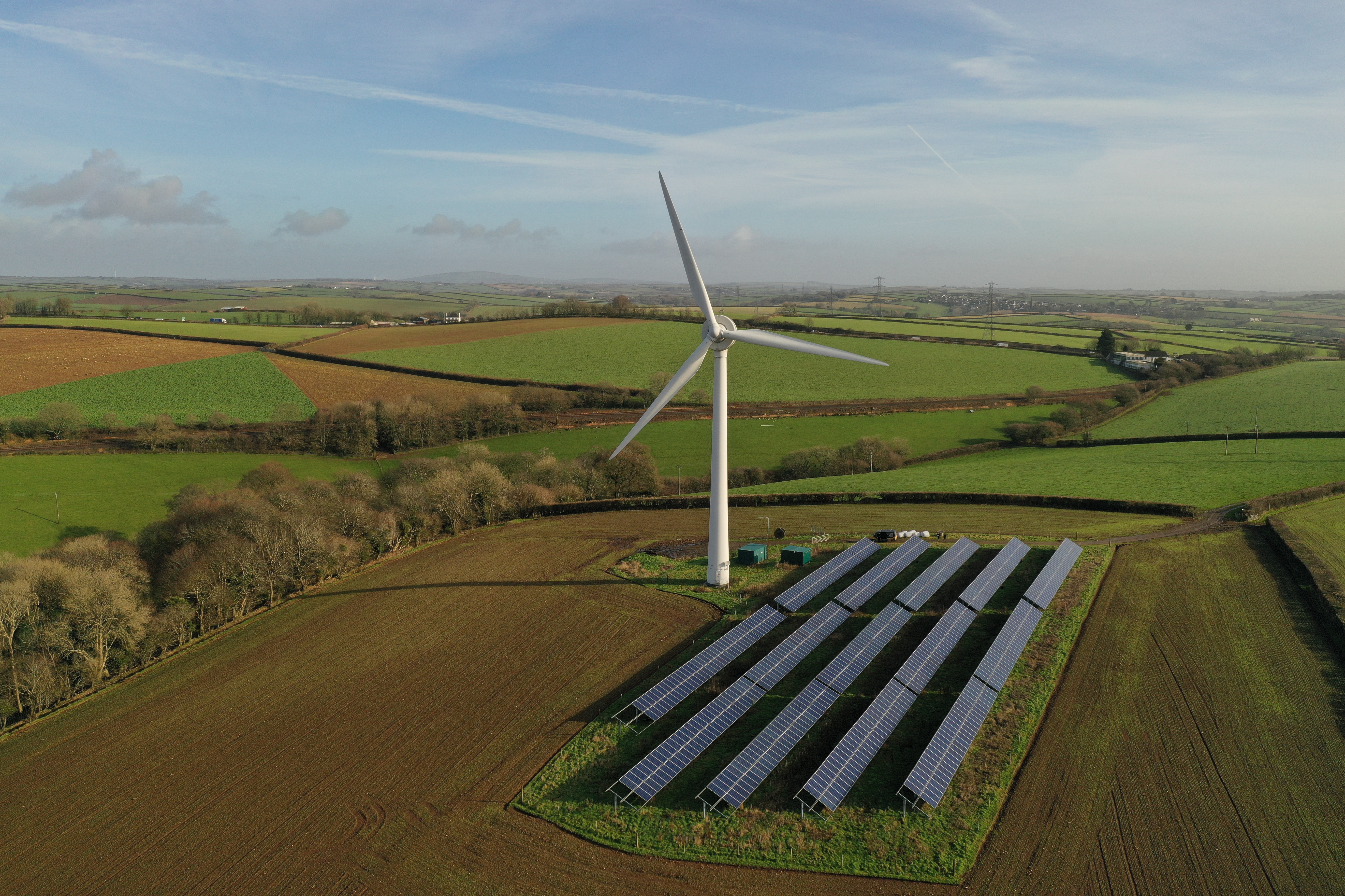 Solar and wind energy