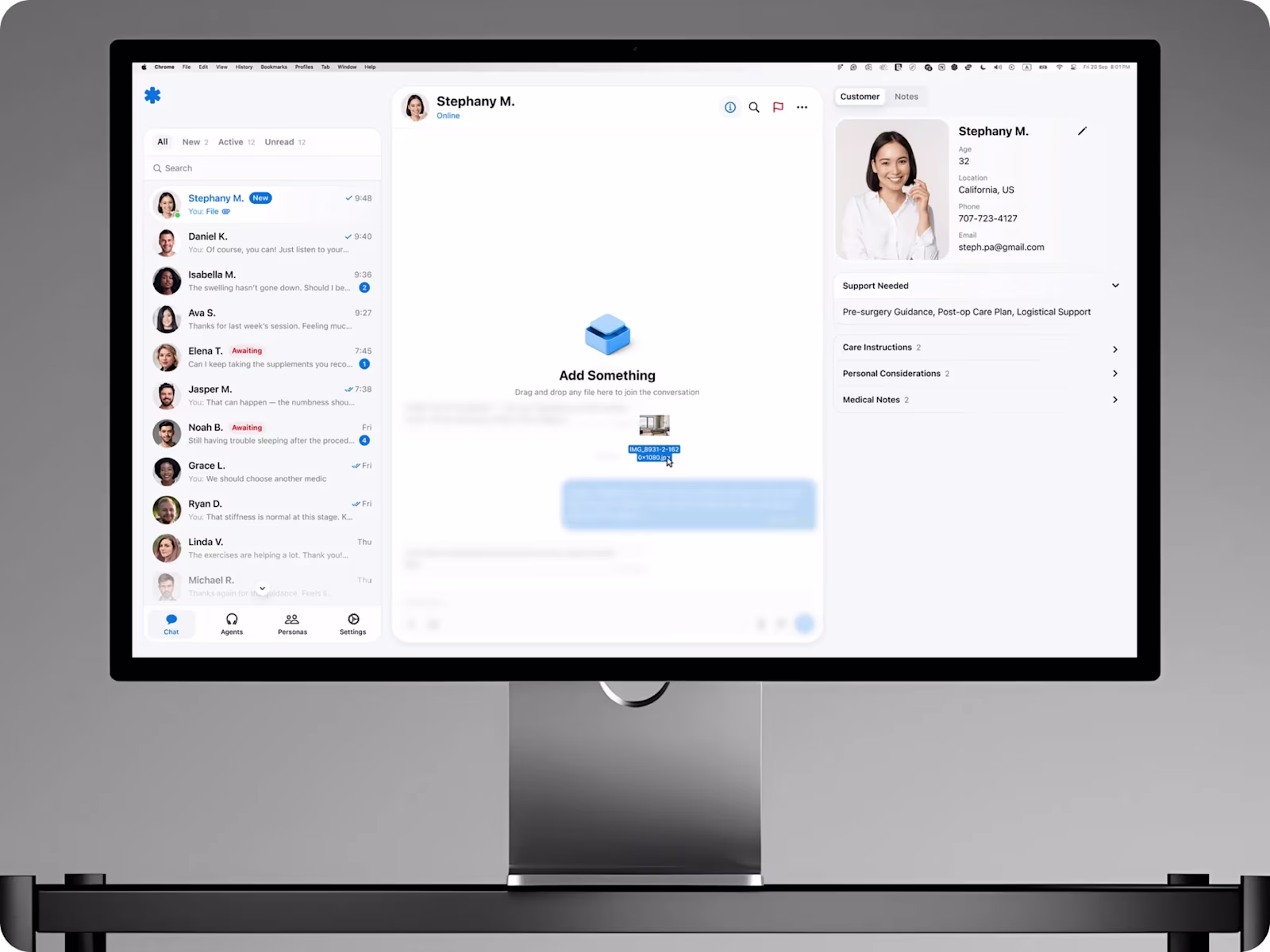 The MDC real-time urgency detection and triage board.