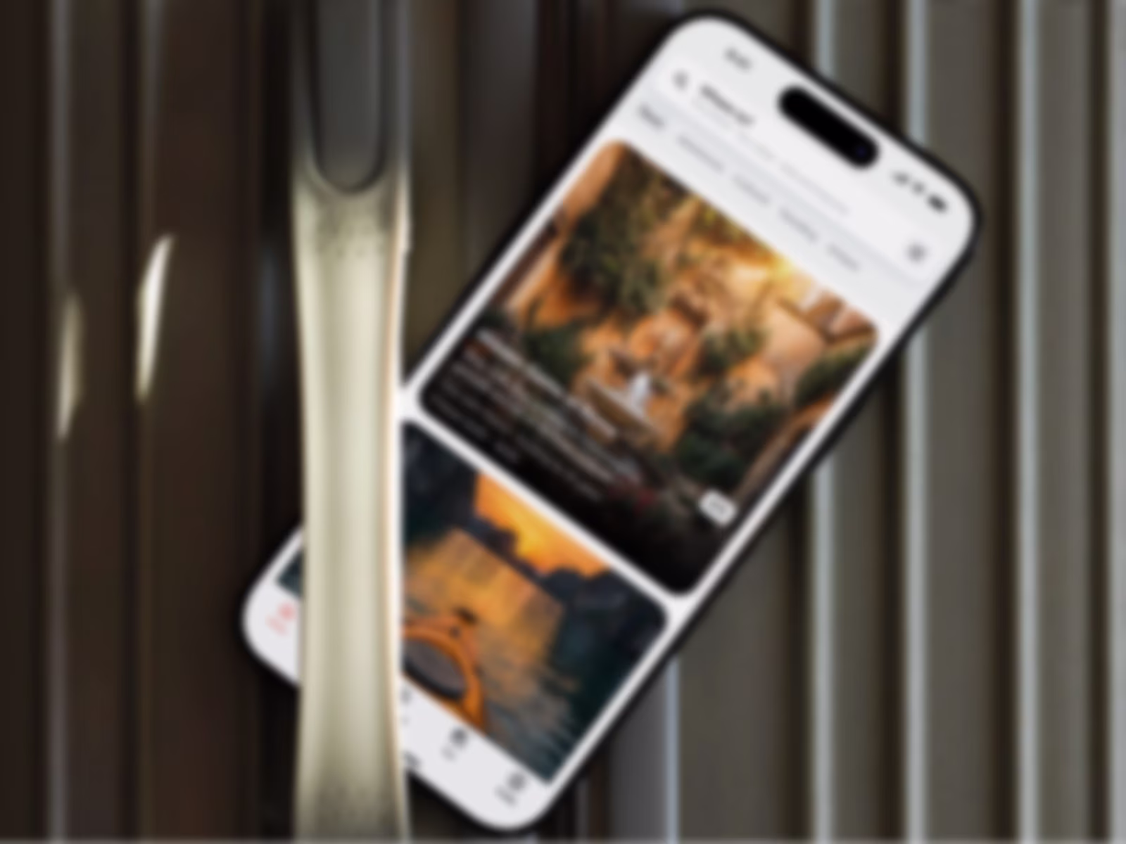The TS discovery feed on a phone, showing a guided tour of hidden Rome.