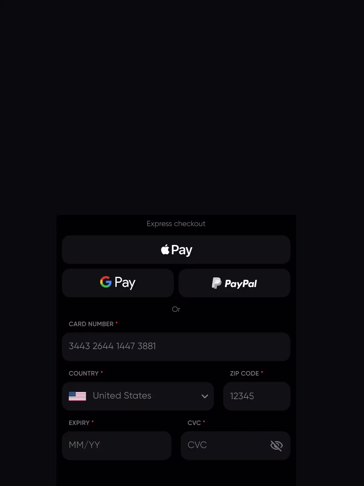 Checkout and conversion.